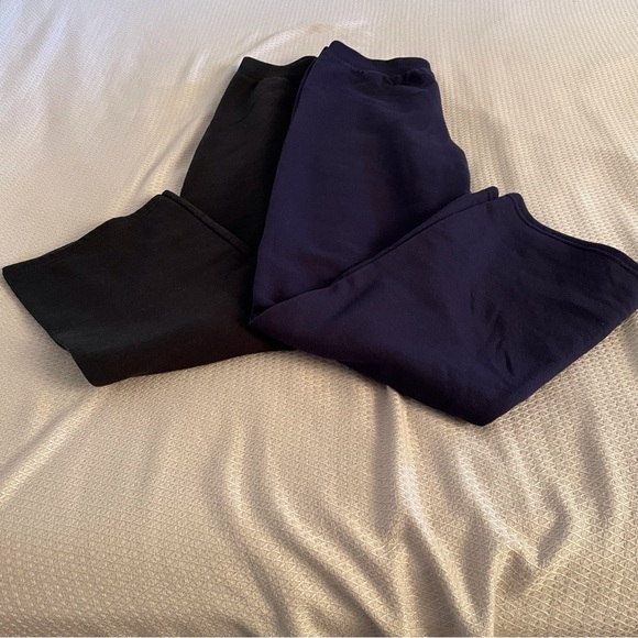 Haines Women's athleisure Black and Navy Joggers - Picture 5 of 6